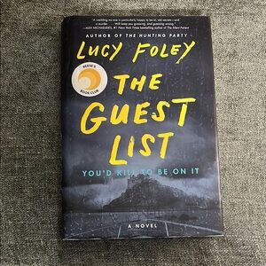The Guest List by Lucy Foley - Black Cover